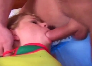 Smooth pussy teen destroyed on cam