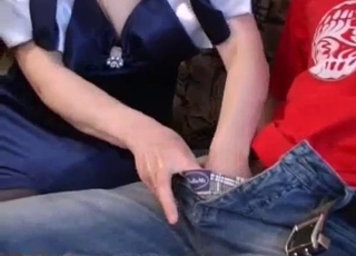 Mommy wants to deepthroat son's cock