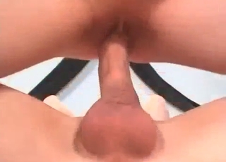Kinky busty babe rides that hot dong