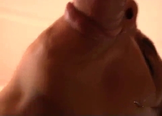 Father and daughter lock lips