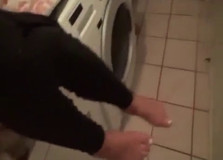 Doe-eyed teen worships father's cock